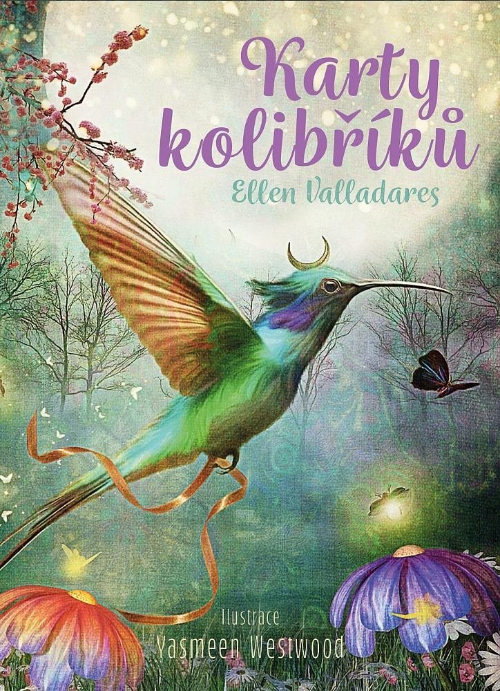 Levně Karty kolibříků - Kniha a 44 karet (lesklé) - Ellen Valladares