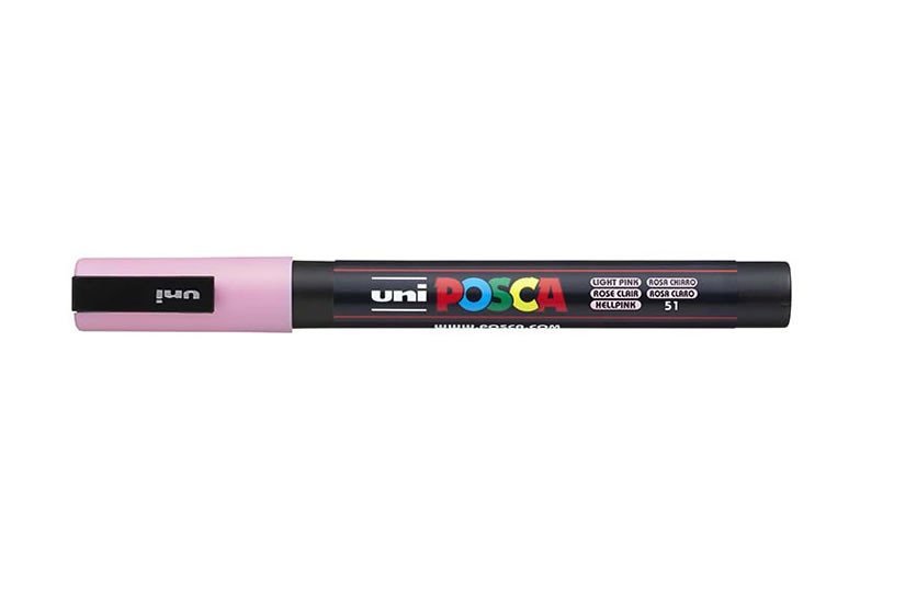 POSCA akrylový popisovač - světle růžový 0,9 - 1,3 mm