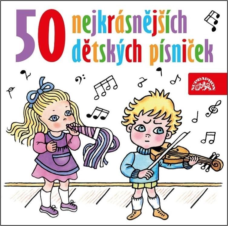 50 nejkrásnějších dětských písniček - CD - autorů kolektiv