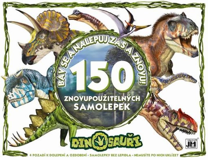 Levně Dinosauři - Samolepkové album - Kolektiv