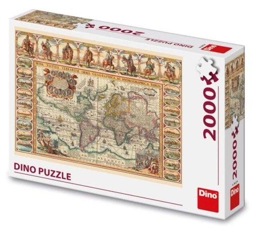 Levně Puzzle Historická mapa světa 2000 dílků