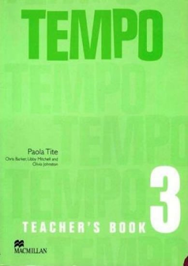 Levně Tempo 3 Teacher´s Book - Chris Barker