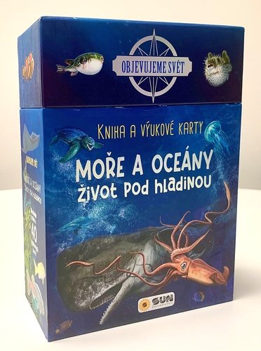 Levně Kniha a výukové karty Moře a oceány - Objevujeme svět