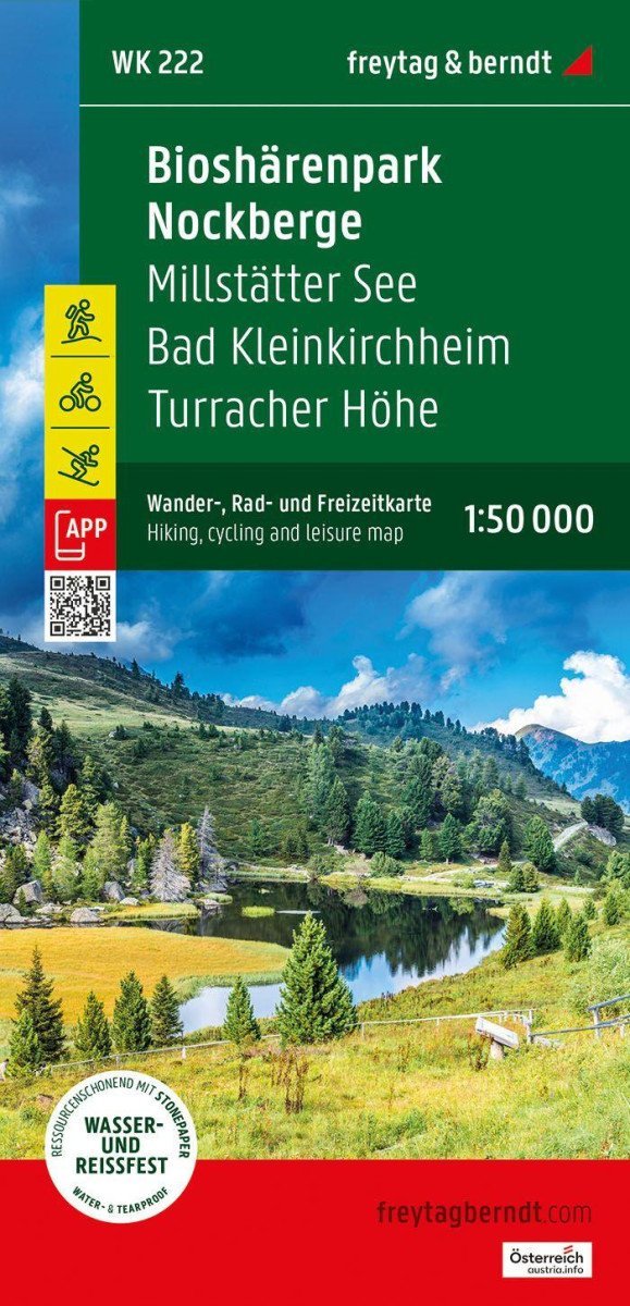 Levně Biosférická rezervace Nockberge 1:50 000 / turistická, cyklistická a rekreační mapa