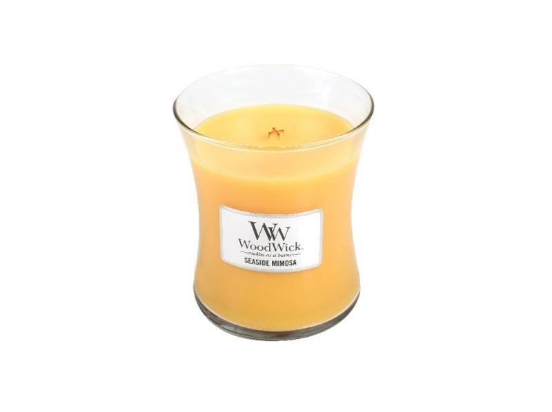 Levně WoodWick Seaside Mimosa svíčka váza 275g