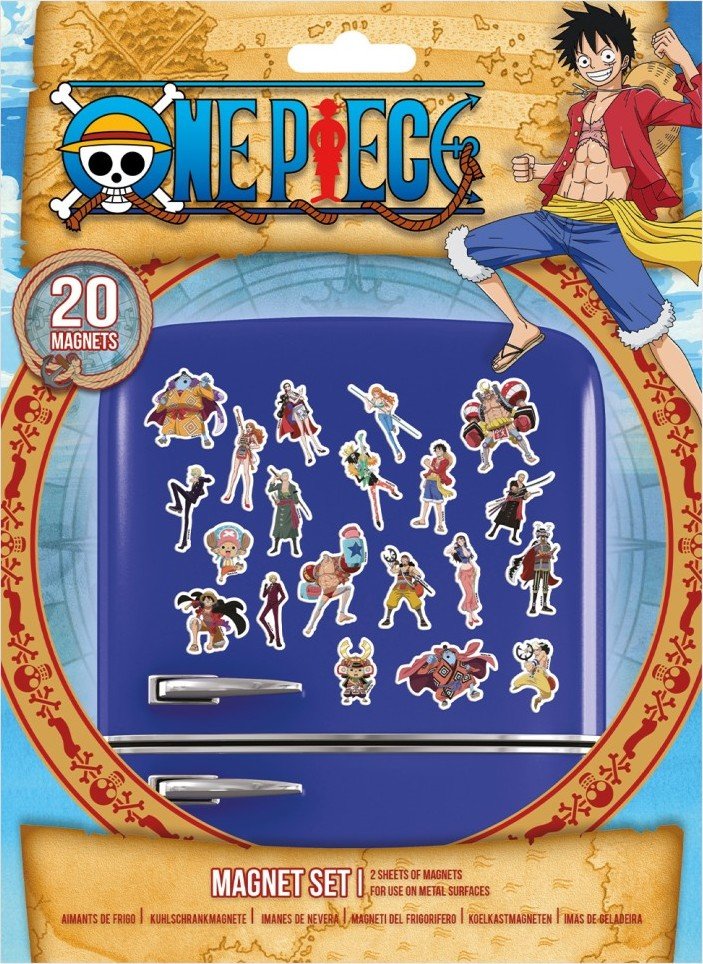 Levně One Piece Set magnetek - EPEE Merch - Pyramid