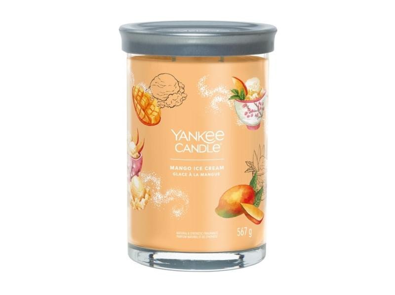 YANKEE CANDLE Mango Ice Cream svíčka 567g / 2 knoty (Signature tumbler velký )