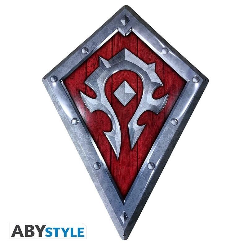 Levně World of Warcraft Plechová cedule: Horde Shield 38 x 28 cm