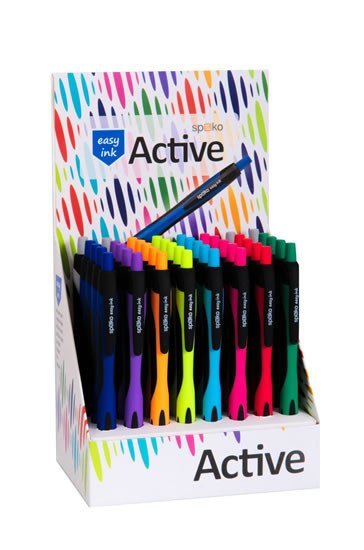 Levně Kuličkové pero Active - mix barev