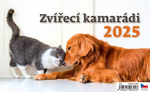 Zvířecí kamarádi 2025 - stolní kalendář