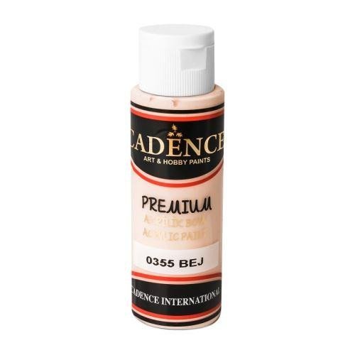 Levně Akrylová barva Cadence Premium - béžová / 70 ml