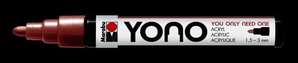 Levně Marabu YONO akrylový popisovač 1,5-3 mm - růžovozlatý