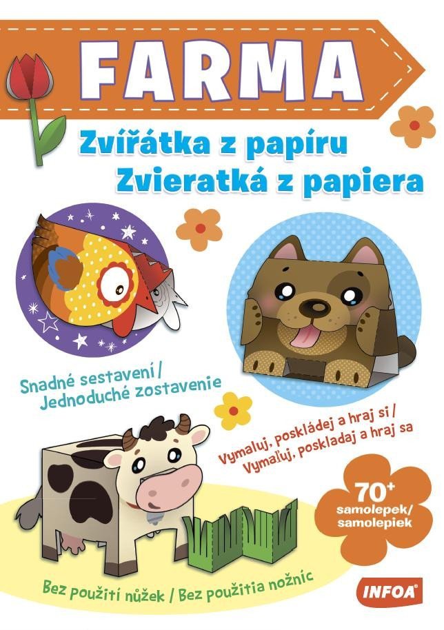 Levně Farma - Zvířátka z papíru / Zvieratká z papiera