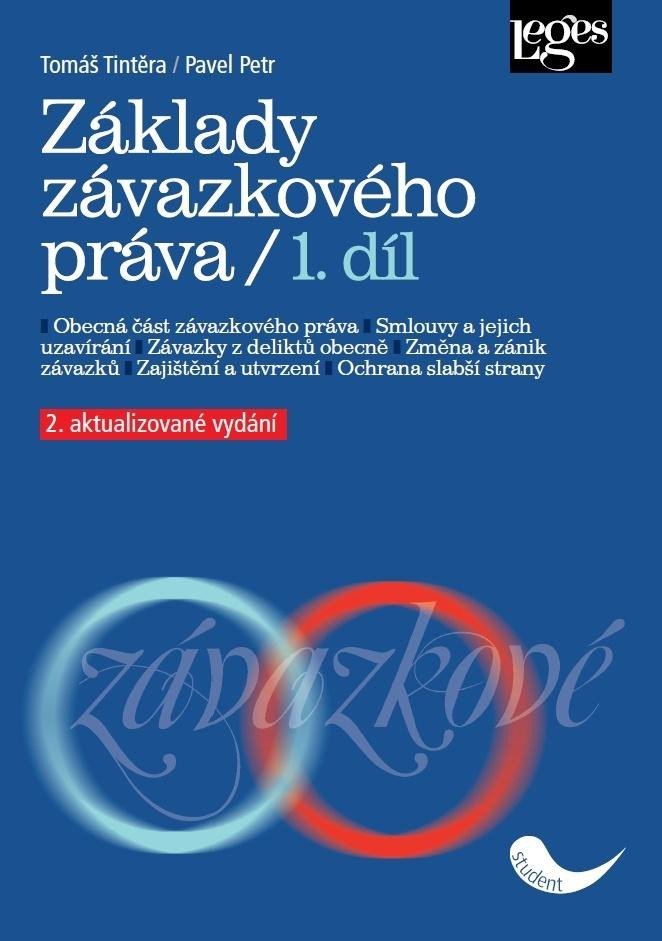 Základy závazkového práva 1. díl, 2. vydání - Tomáš Tintěra