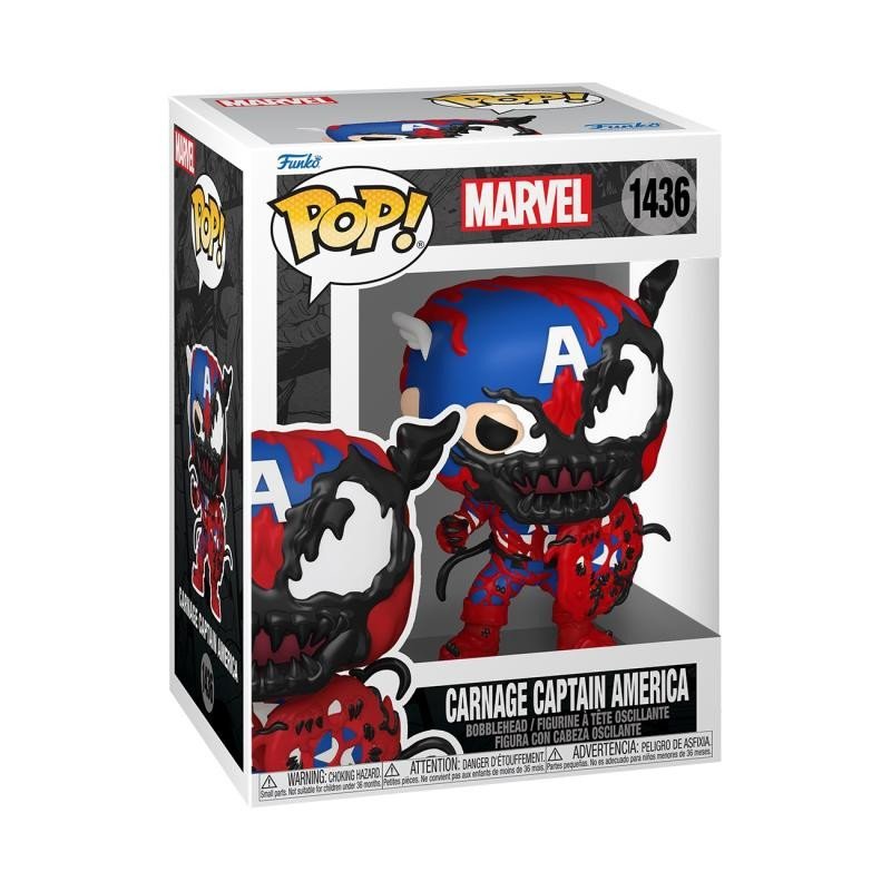 Levně Funko POP Marvel: Carnageized - Captain America