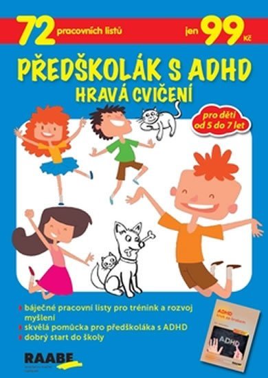 Levně Předškolák s ADHD Hravá cvičení - autorů kolektiv