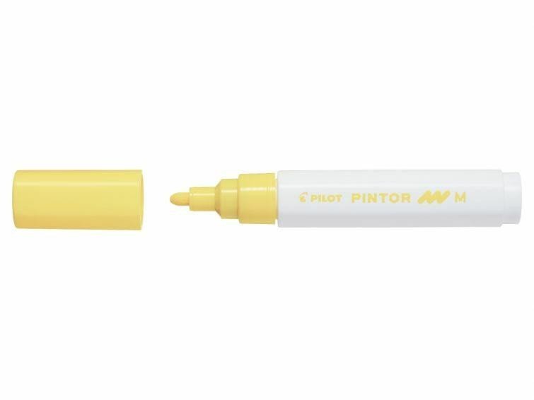 Levně PILOT Pintor Medium akrylový popisovač 1,5-2,2mm - žlutý