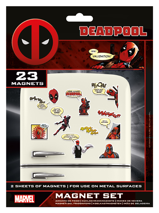 Sada magnetek Deadpool 23 ks - EPEE