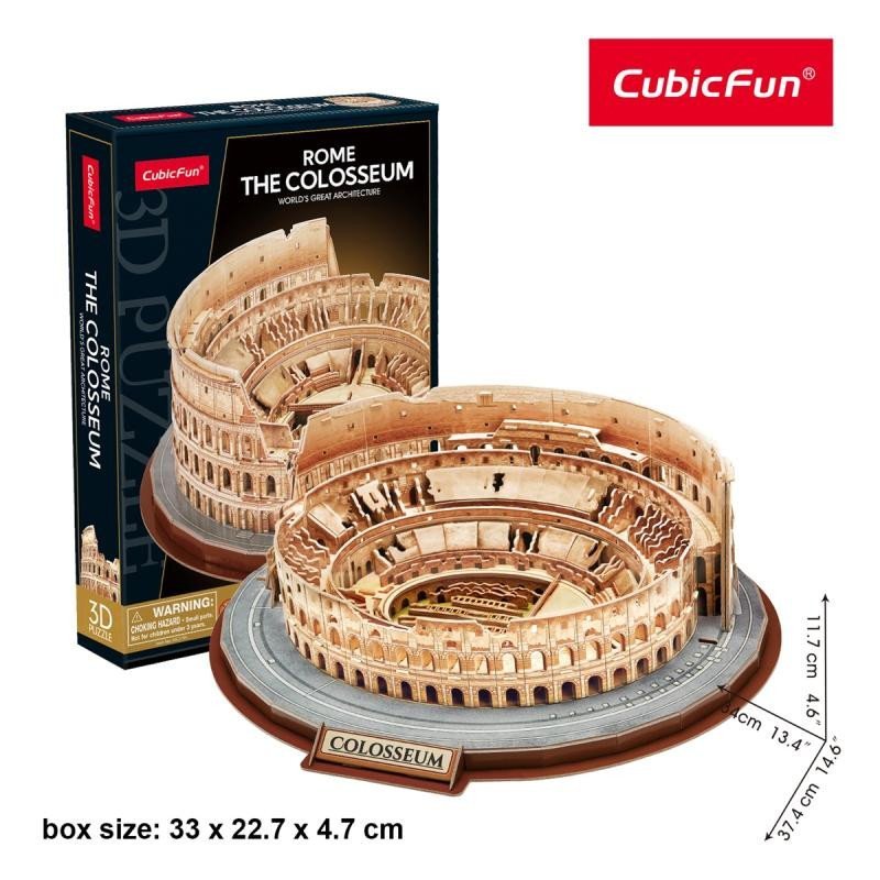 Levně Puzzle 3D Koloseum 163 dílků