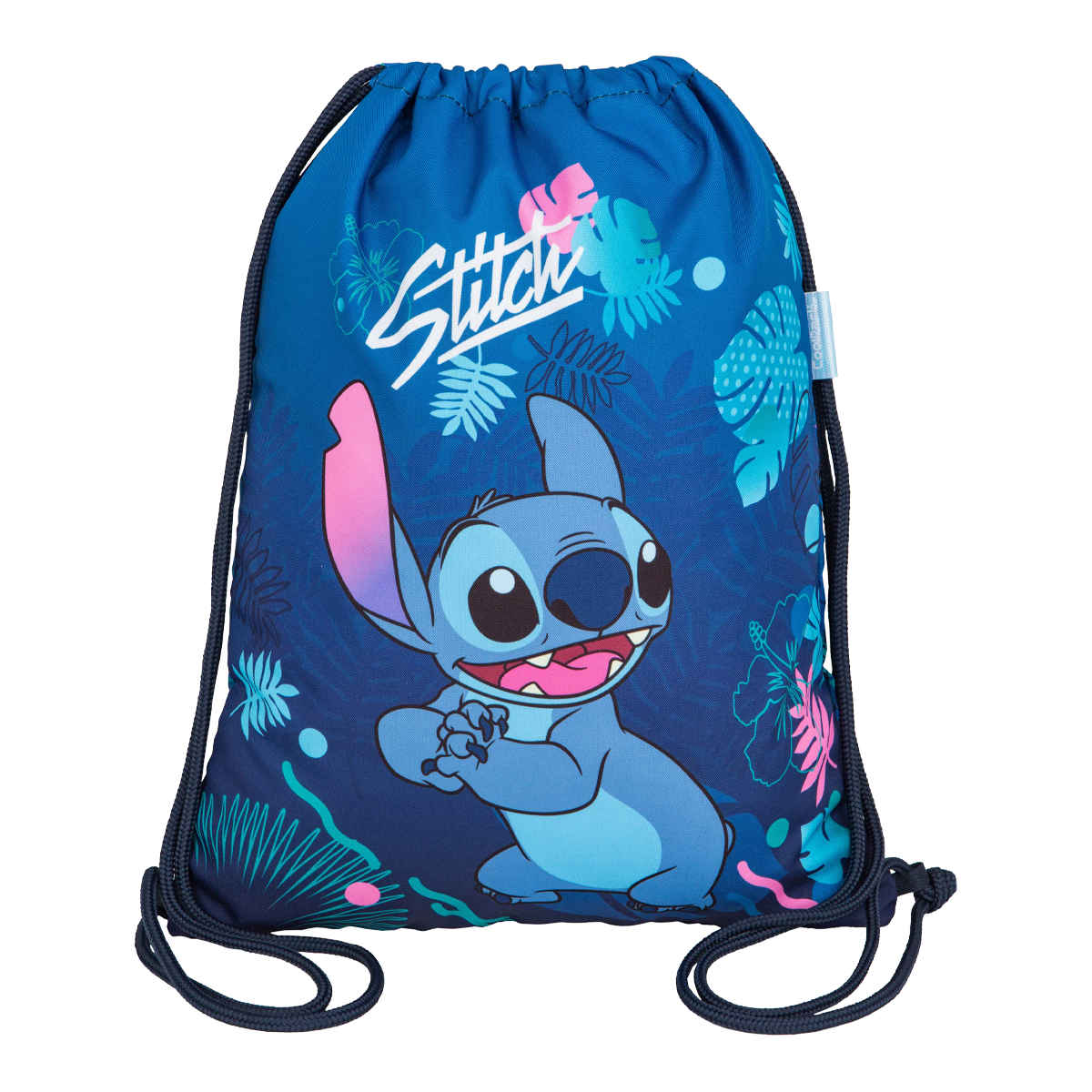 Levně Colorino dětský stahovací vak Stitch, š: 33 × v: 42 cm, PES