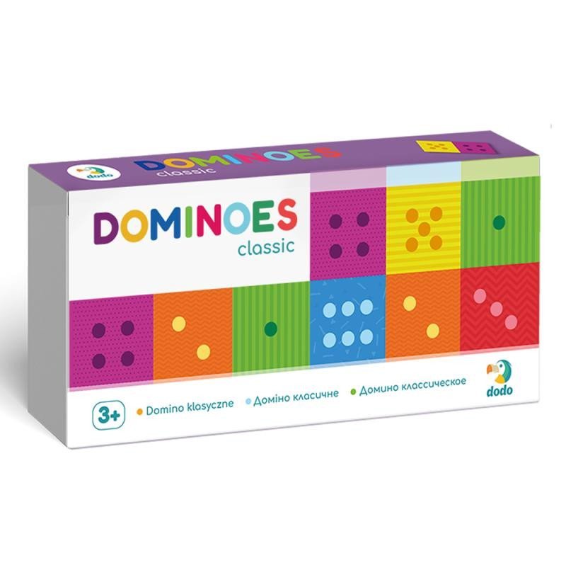 Levně DoDo Domino klasik 28 dílků - Spin Master Pog Party