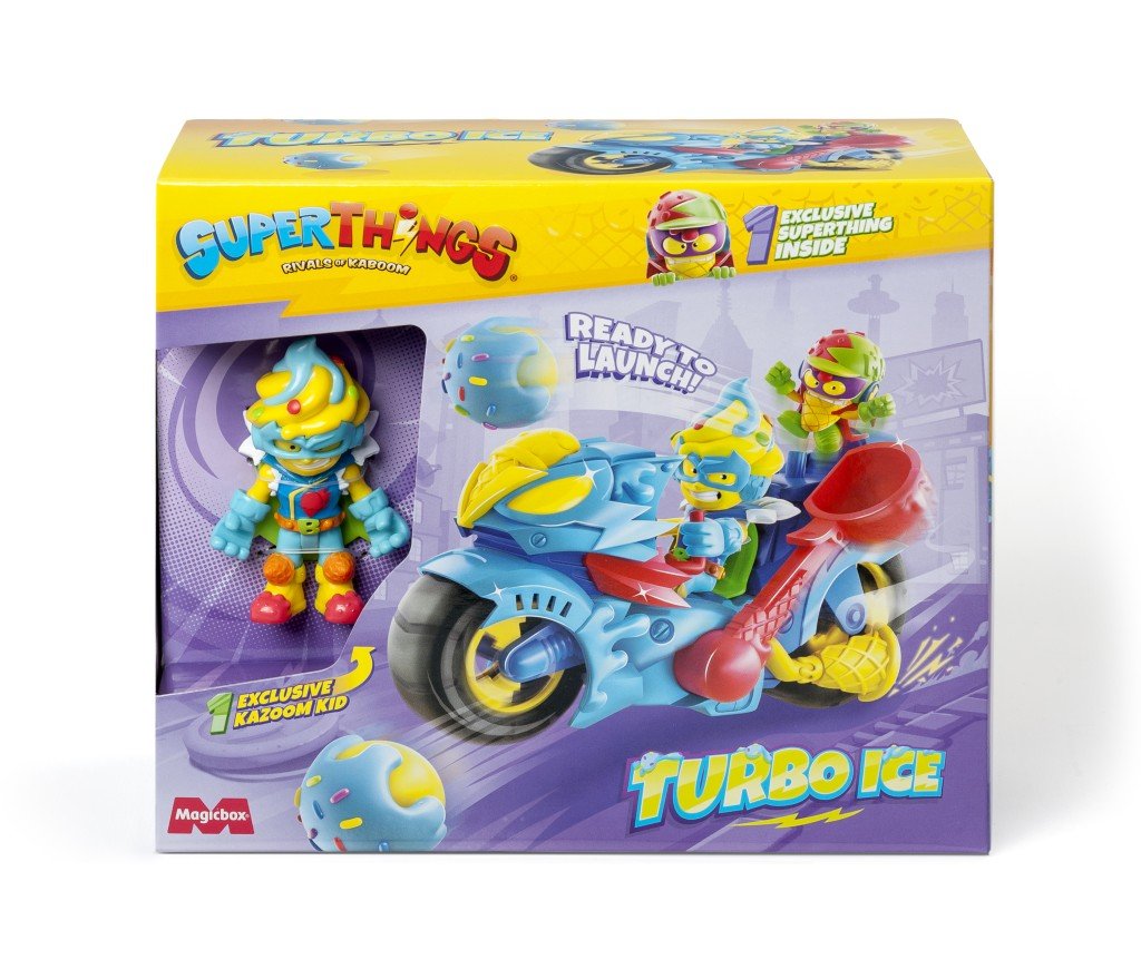 Levně Figurka Superthings S Super rychlý motocykl Turbo Ice - Alltoys