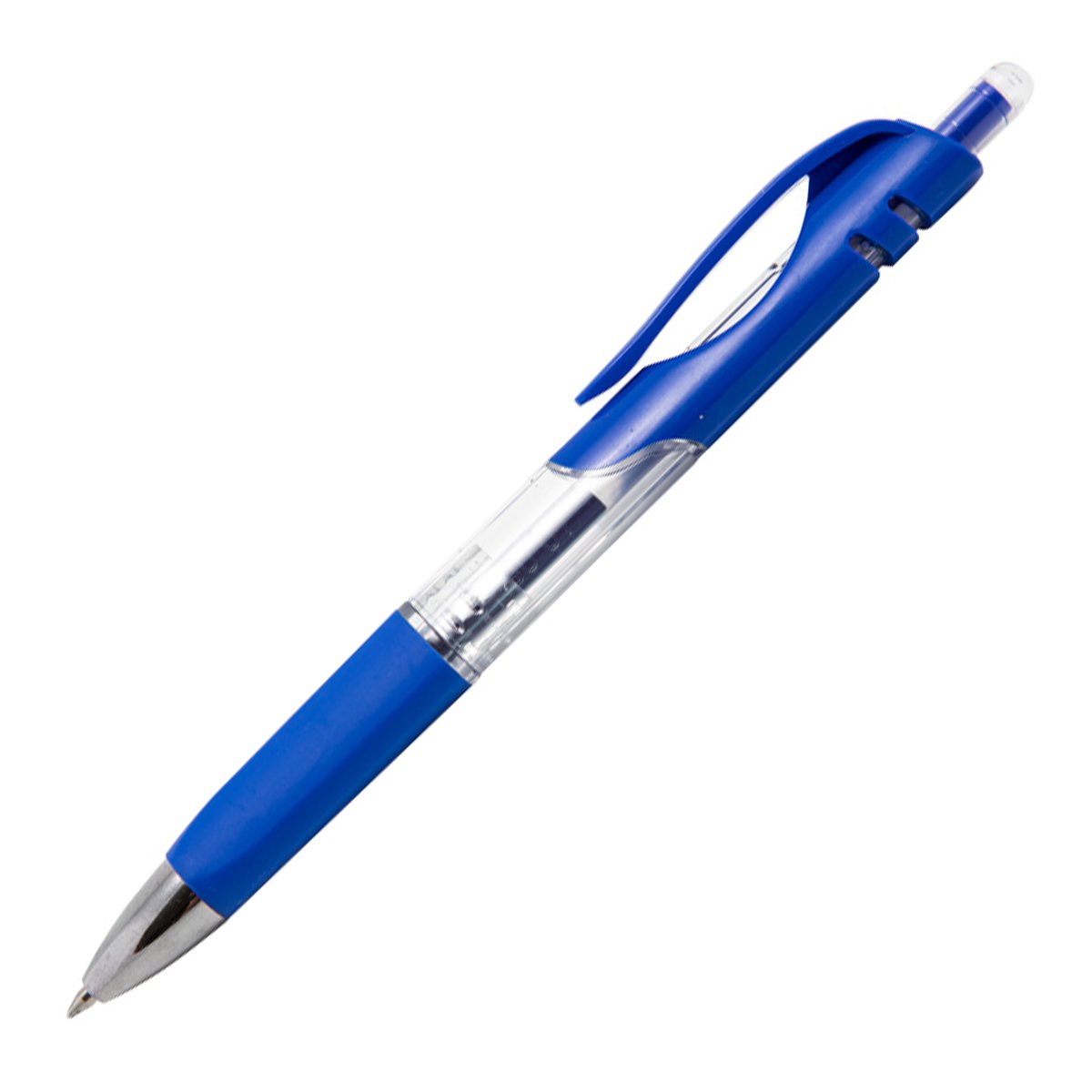 Levně Spoko Trigon gelové pero, modrá náplň, modré - 12ks