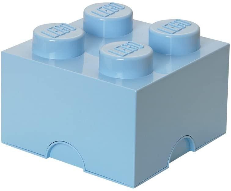 Levně Úložný box LEGO 4 - světle modrý