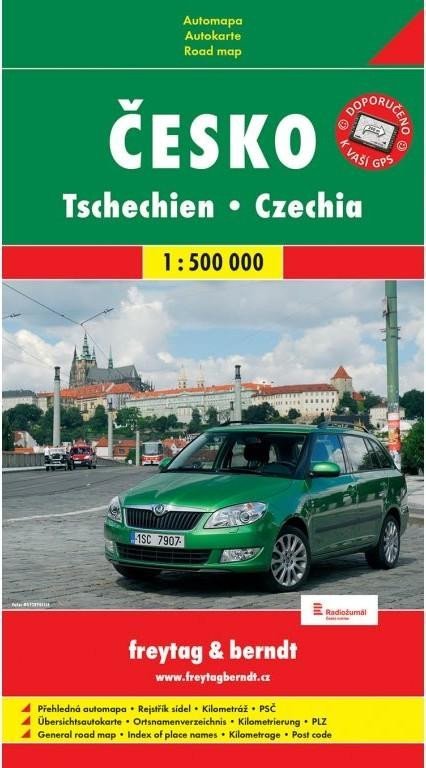 Levně Česko automapa 1:500 000