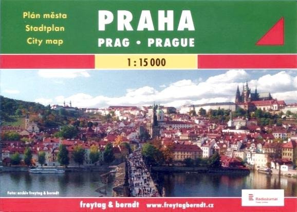 Praha kapesní plán 1:15 000 - autorů kolektiv