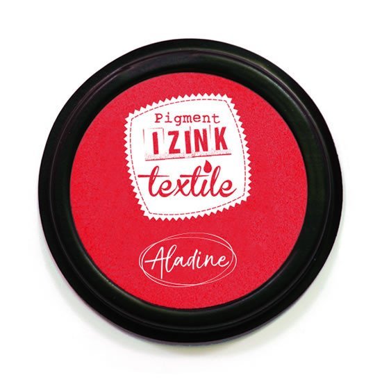 Levně Razítkovací polštářek na textil IZINK textile - červený