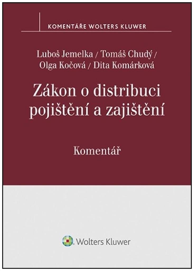 Levně Zákon o distribuci pojištění a zajištění - Luboš Jemelka