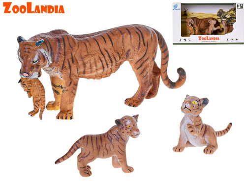 Levně Zoolandia Tygr s mláďaty