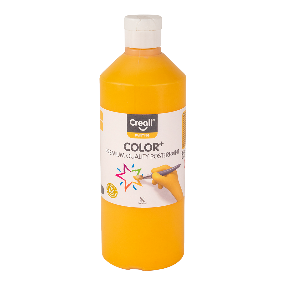 Levně Creall temperová barva, 500 ml, tm. žlutá